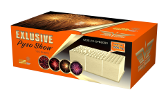 Zestaw wyrzutni EXLUSIVE PYRO 120SF2CPB8090 - 120 strz. NOWOŚĆ 2022 !