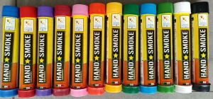 Świeca dymna do ręki F180-błękitny