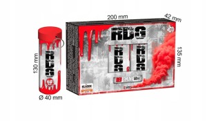 DYM czerwony RDG60C - 5 sztuk