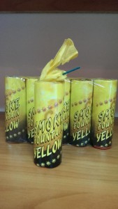 Świeca dymna ŻÓŁTA