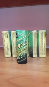 Świeca dymna ZIELONA